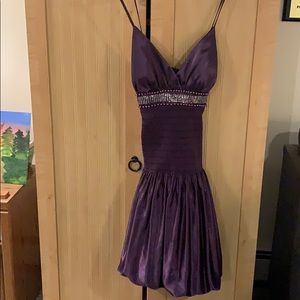 Purple party dress